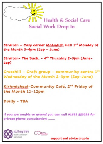 Health & Social Care Partnership Social Work Drop-In - The Buck, Straiton